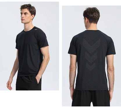 Quick Dry Men Running T-shirt Fitness Sports Top
