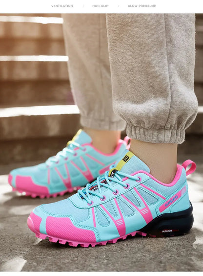 Men Hiking Shoes Waterproof Women Outdoor Trainers