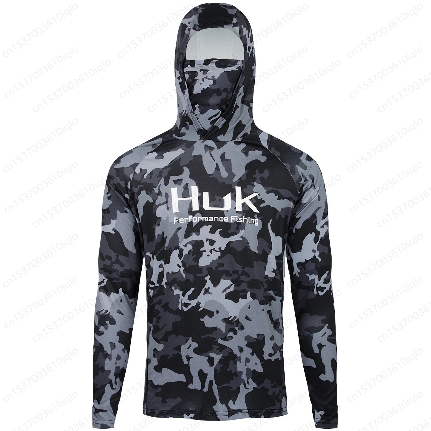 HUK Fishing Clothing Camouflage Men's Long Sleeve