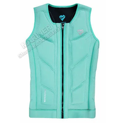 Premium Elastic Neoprene Impact Vest wake surfing Comp Vest