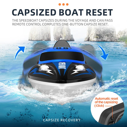 RC Battery Boat 2.4Ghz 25km/h High-Speed Remote Control Racing