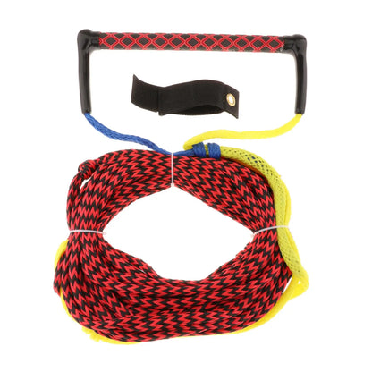 Water Ski Wakeboard Kneeboard Rope for Boating 3-Section Watersports Rope