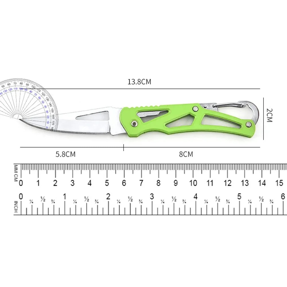 Mini Pocket Folding Knife Outdoor Keychain Portable Paring