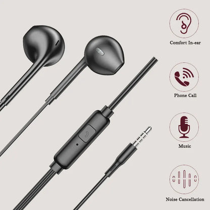 3.5mm Wired Headphones In Ear Headset for Samsung