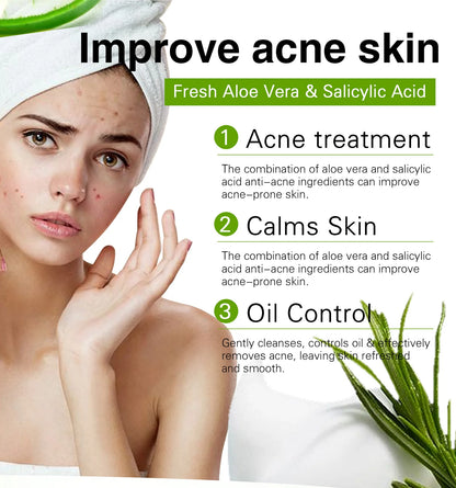 AILKE Aloe Vera Whitening Soap, Remove Acne