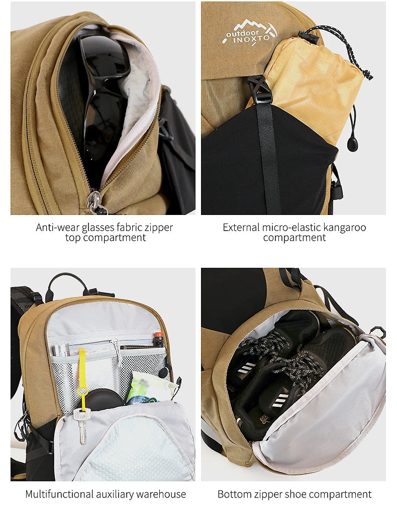 Mountaineering backpack 35 liters men's and women's outdoor sports bag