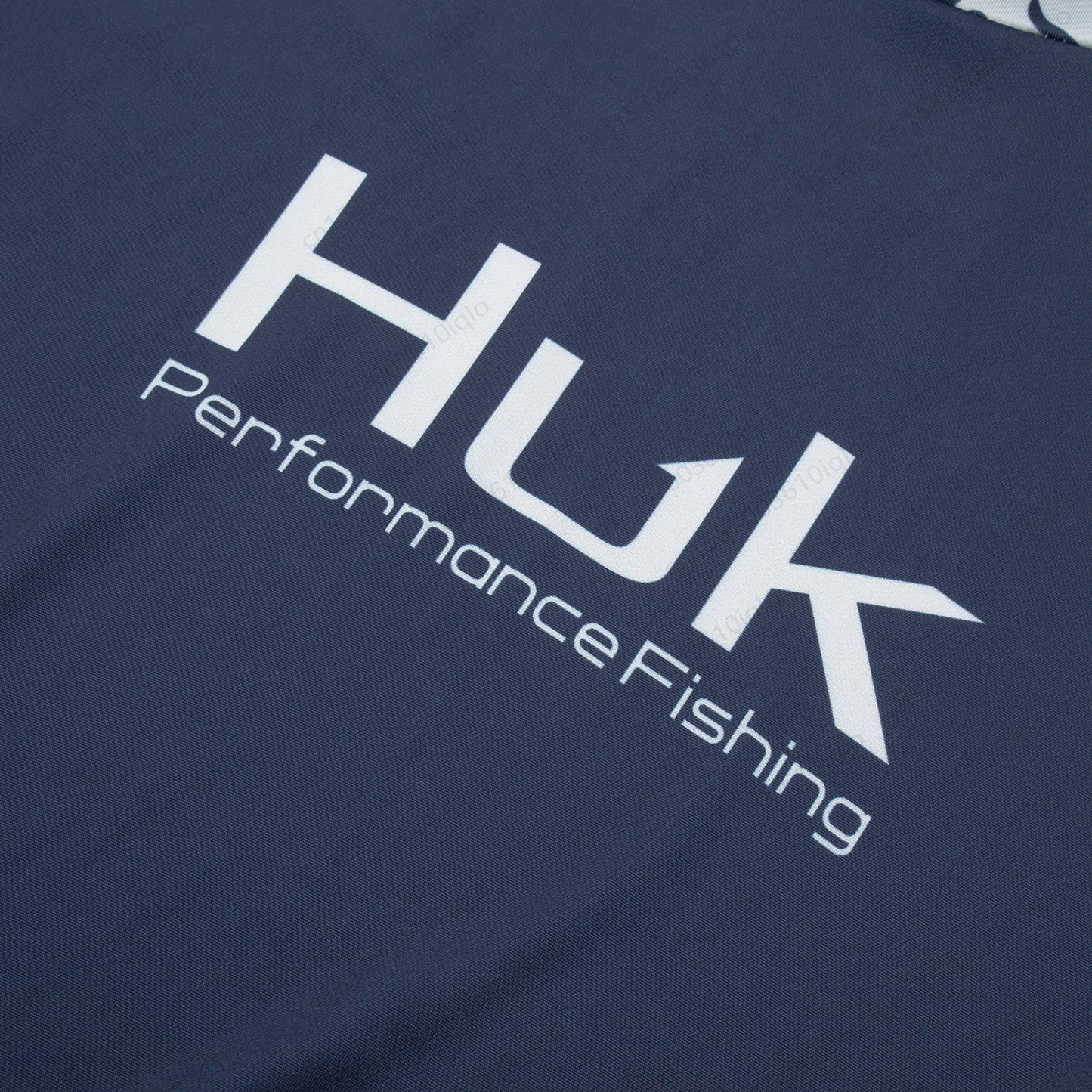 HUK UPF 50+ Long Sleeve Hooded Face Cover Fishing Shirts