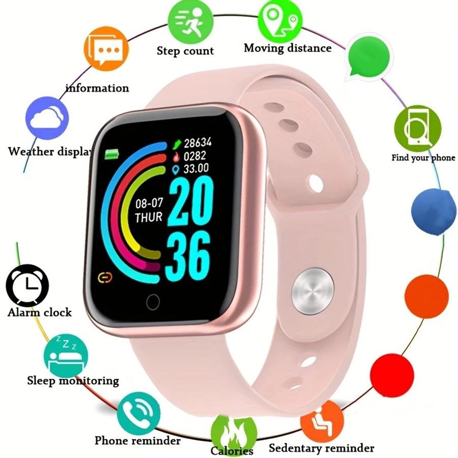 Smart Watch 116Plus D13 Y68 Sport Wristband Running Fitness Monitor
