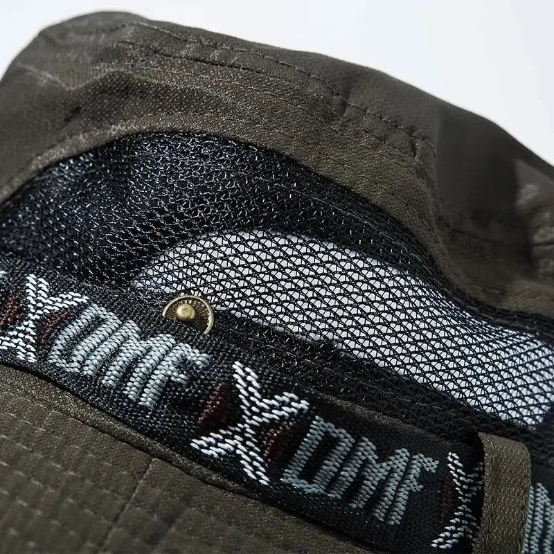 Summer Men Bucket Hat Outdoor UV Protection