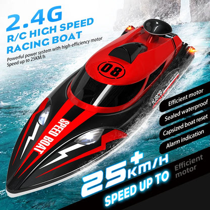 RC Battery Boat 2.4Ghz 25km/h High-Speed Remote Control Racing