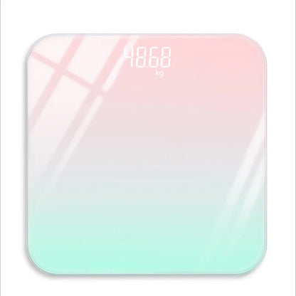 Gradient Color Intelligent LCD Electronic Scale Digital Display Glass Weight Scale