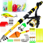 Spinning Fishing Rod and Reel Combo Telescopic Rod