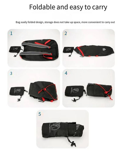 Multifunctional Outdoor Folding Backpack High Density Lightweight
