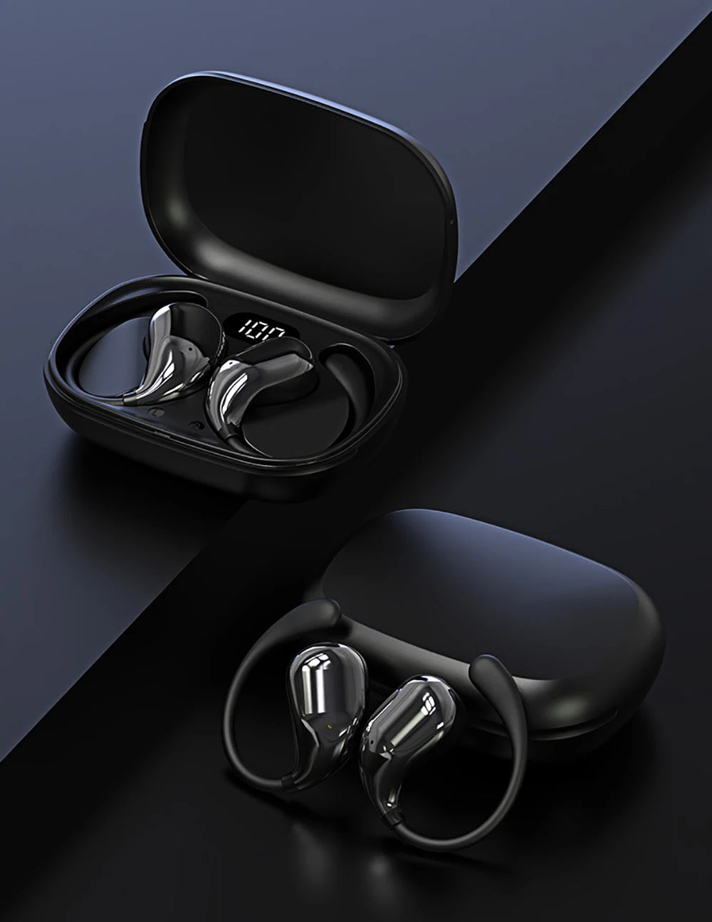 Bluetooth 5.4 Ear Hook Headphones TWS Wireless Earphones