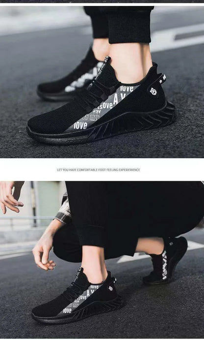 Men's mesh breathable casual sneakers summer soft sole
