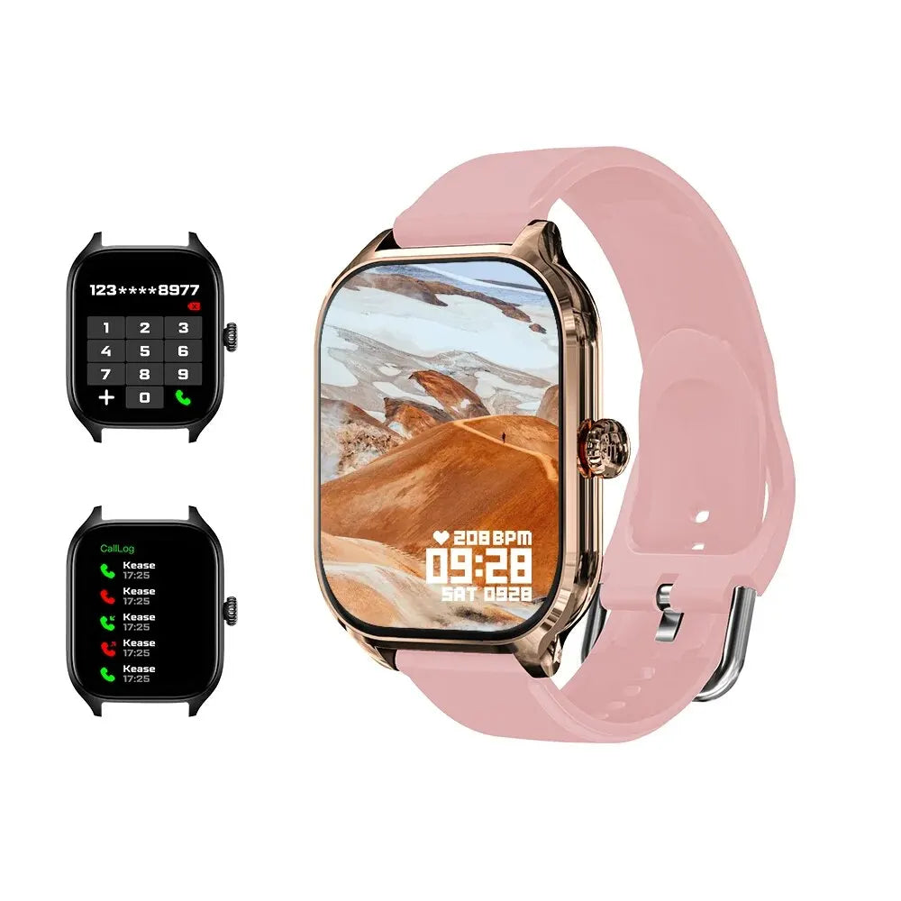 Smartwatch Dial to Answer Calls Calorie Tracking Heart Rate Blood Oxygen