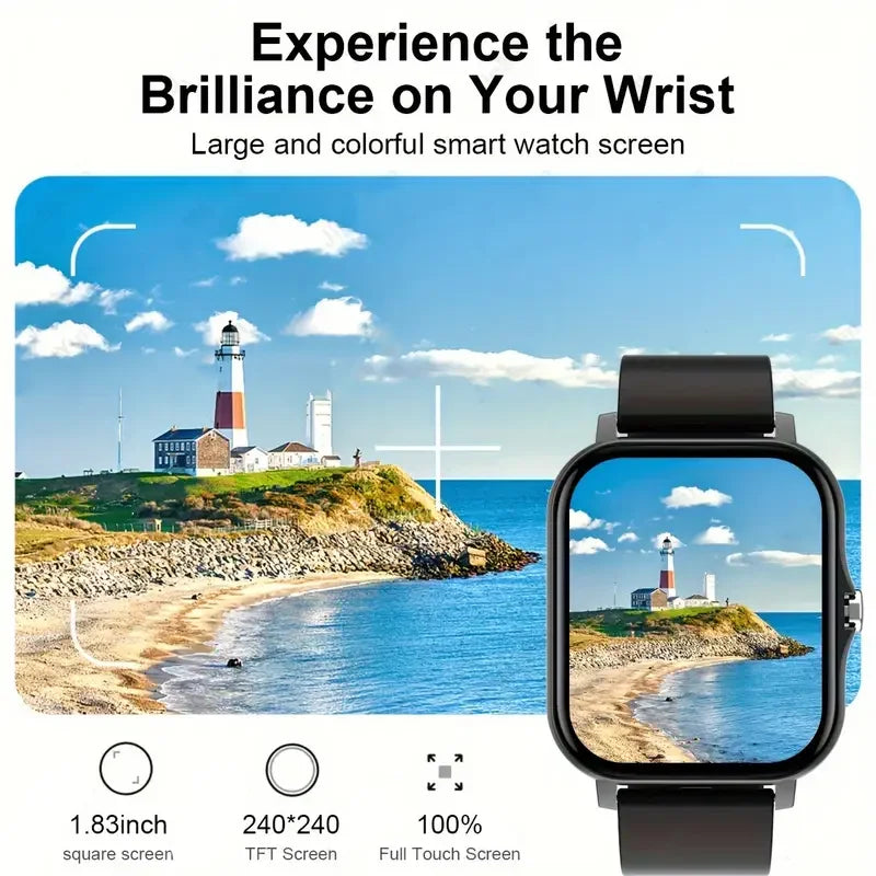 2025 New Smart Watch Bluetooth Talking Blood Oxygen/Blood Pressure Monitor Smart Watch
