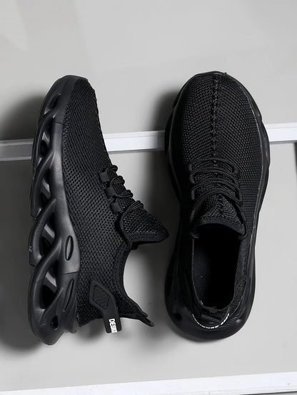 Men Sports Running Black Jogging Shoes Casual Sneakers
