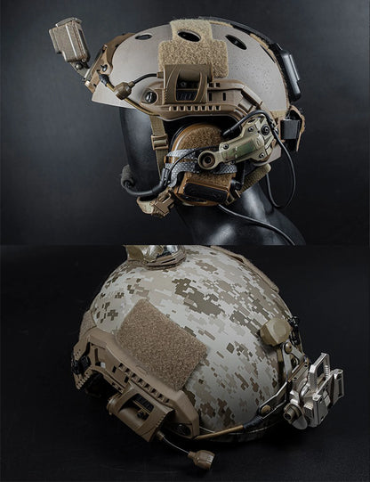 Tactical Helmet Light 3 Modes LED Flashlight