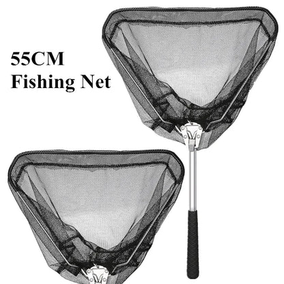 Telescopic Landing Net Folding Fishing Pole Extending