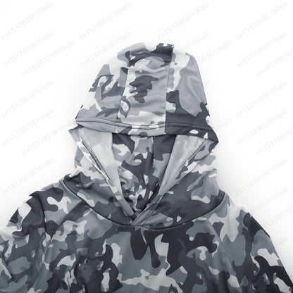 HUK Fishing Clothing Camouflage Men's Long Sleeve