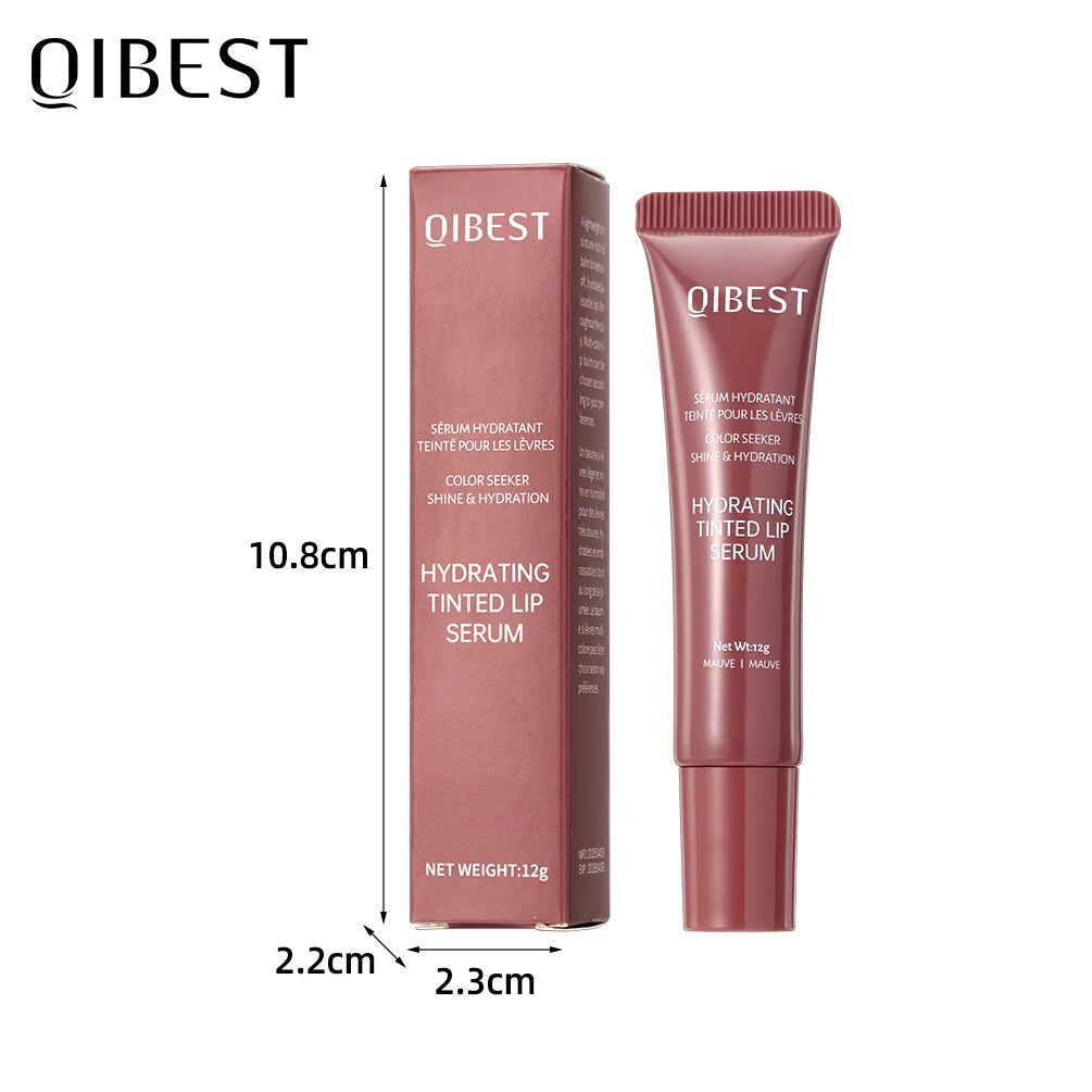 QIBEST Watery Crystal Clear Jelly Lip Oil Lip Balm Moisturizing