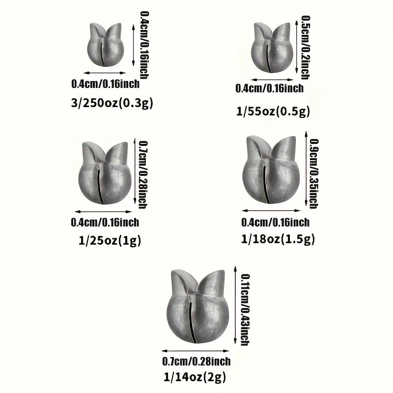 Fishing Weights Kit,Premium Split Shot Sinkers