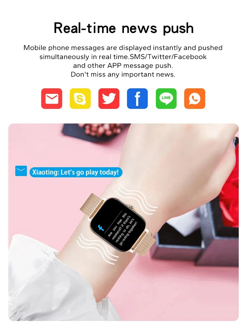 2025 New Bluetooth Answer Call Smart Watch Men Touch Call Fitness Tracker