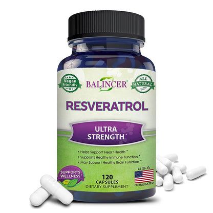 Balincer Resveratrol Capsules Support Cardiovascular Health