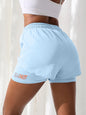 Women's High Rise Yoga Shorts With Elastic Proximity Control Running Shorts
