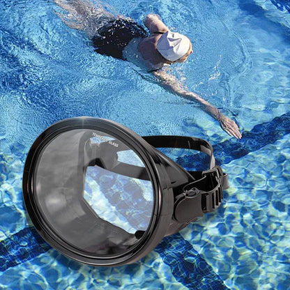 Oval Diving Mask Single Lens Scuba Mask