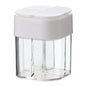 4 in 1 camping seasoning jar with lid transparent spice dispenser