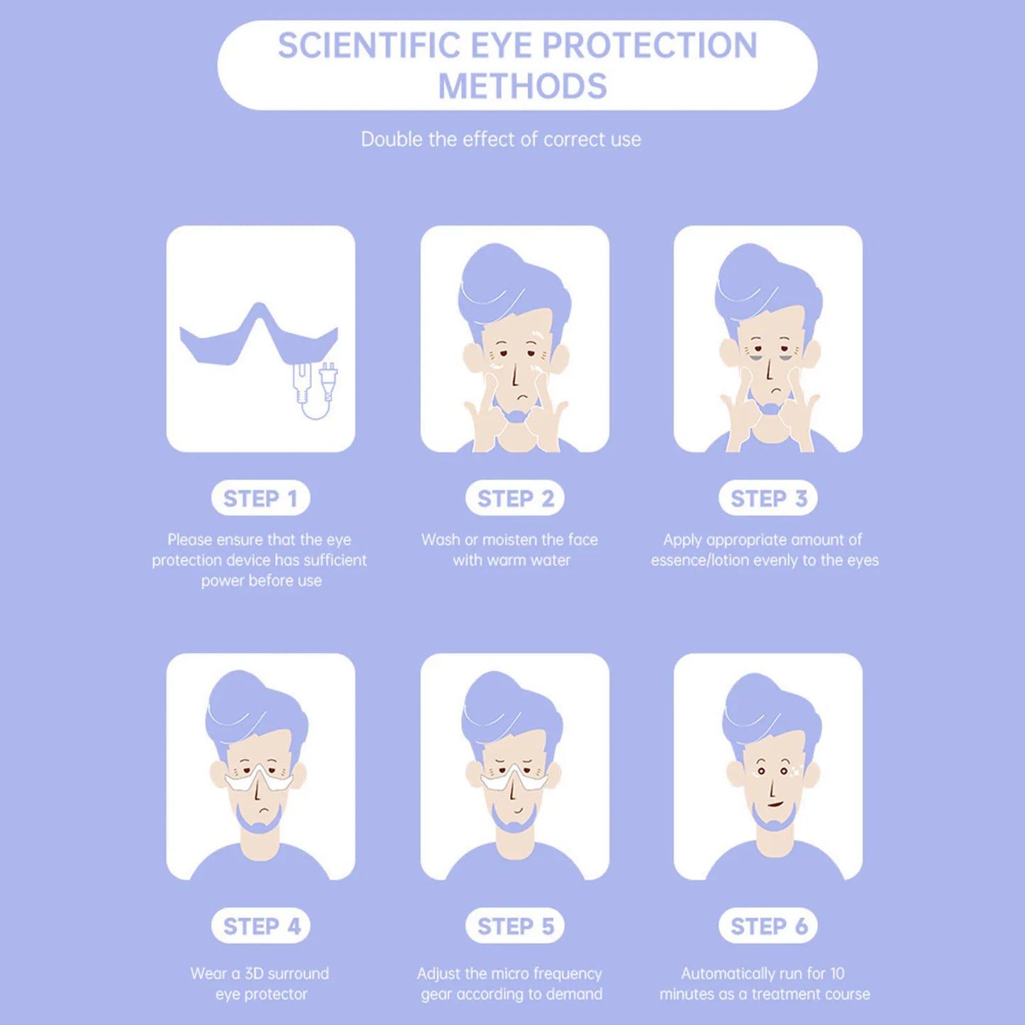 Eye Skin Care Red Light Therapy Device Toner