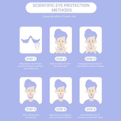 Eye Skin Care Red Light Therapy Device Toner