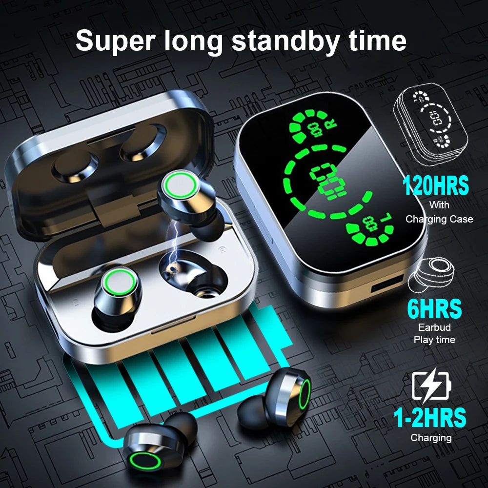 NES TWS Wireless Bluetooth Earphones Sport Stereo