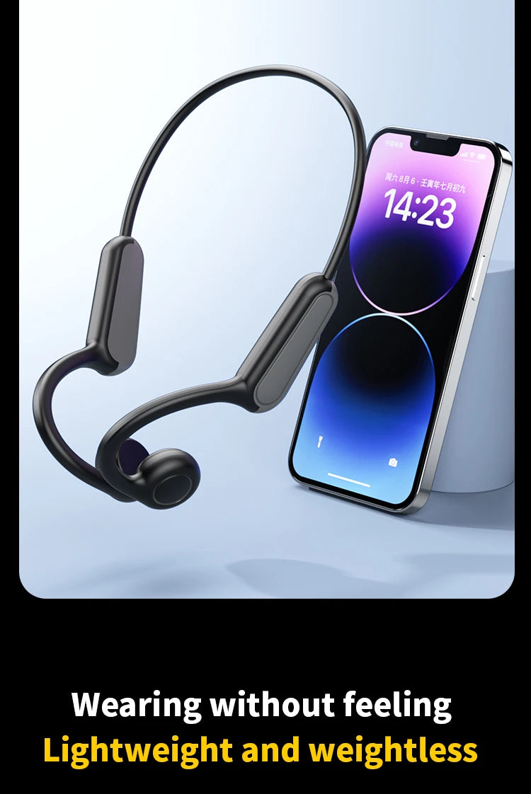 Real Bone Conduction Sport Headphone Wireless Earphone