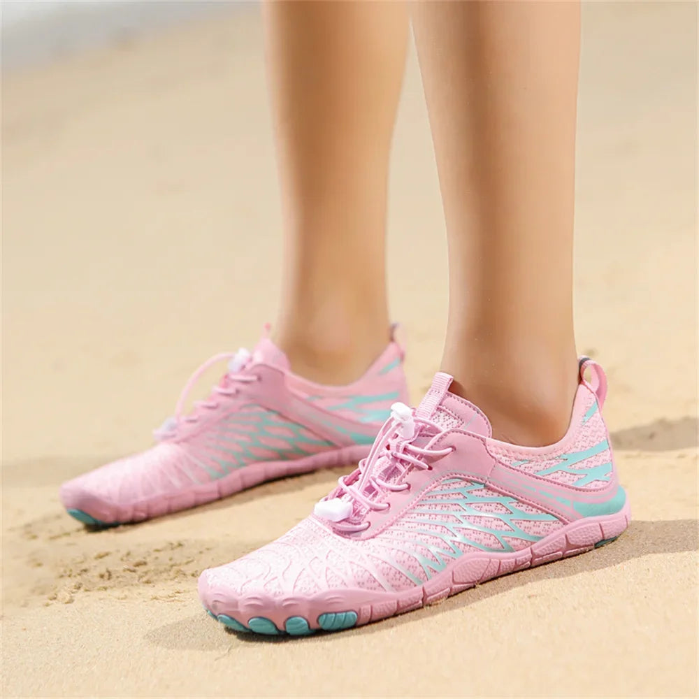 Women Men Aqua Shoes Beach Barefoot Water Sports Sneakers