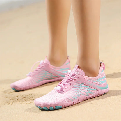 Women Men Aqua Shoes Beach Barefoot Water Sports Sneakers