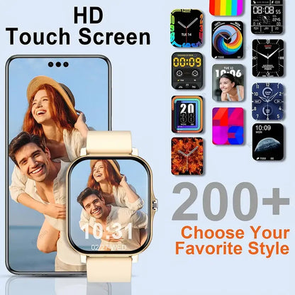 2025 New Smart Watch Bluetooth Talking Blood Oxygen/Blood Pressure Monitor Smart Watch