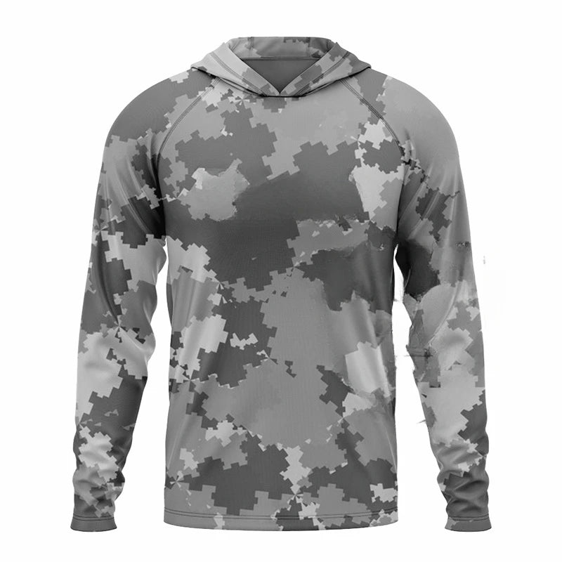 New Fishing Hooded Shirts Outdoor Sport Quick Dry