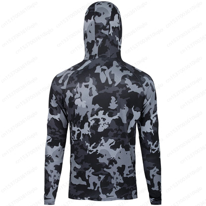 HUK Fishing Clothing Camouflage Men's Long Sleeve