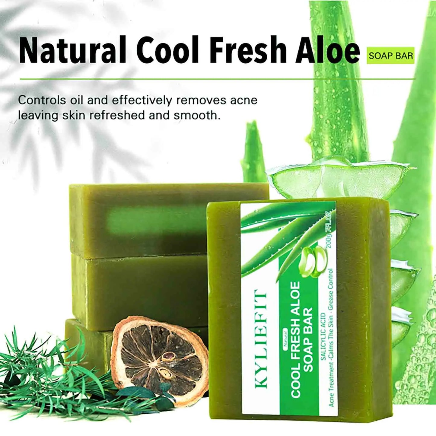 AILKE Aloe Vera Whitening Soap, Remove Acne