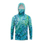 Men Hood Fishing Shirt long sleeve fishing t shirt uv protection