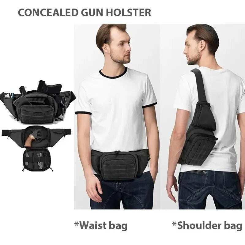 Tactical Waist Pack Nylon Bodypack Hiking Phone Pouch
