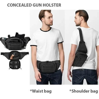 Tactical Waist Pack Nylon Bodypack Hiking Phone Pouch