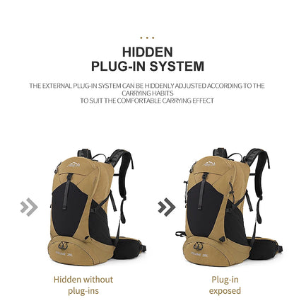 Mountaineering backpack 35 liters men's and women's outdoor sports bag