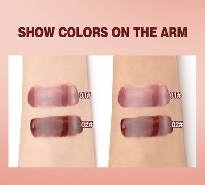 New Nude Red Bean Clear Water Gloss Glass Lip Gloss Moisturizing