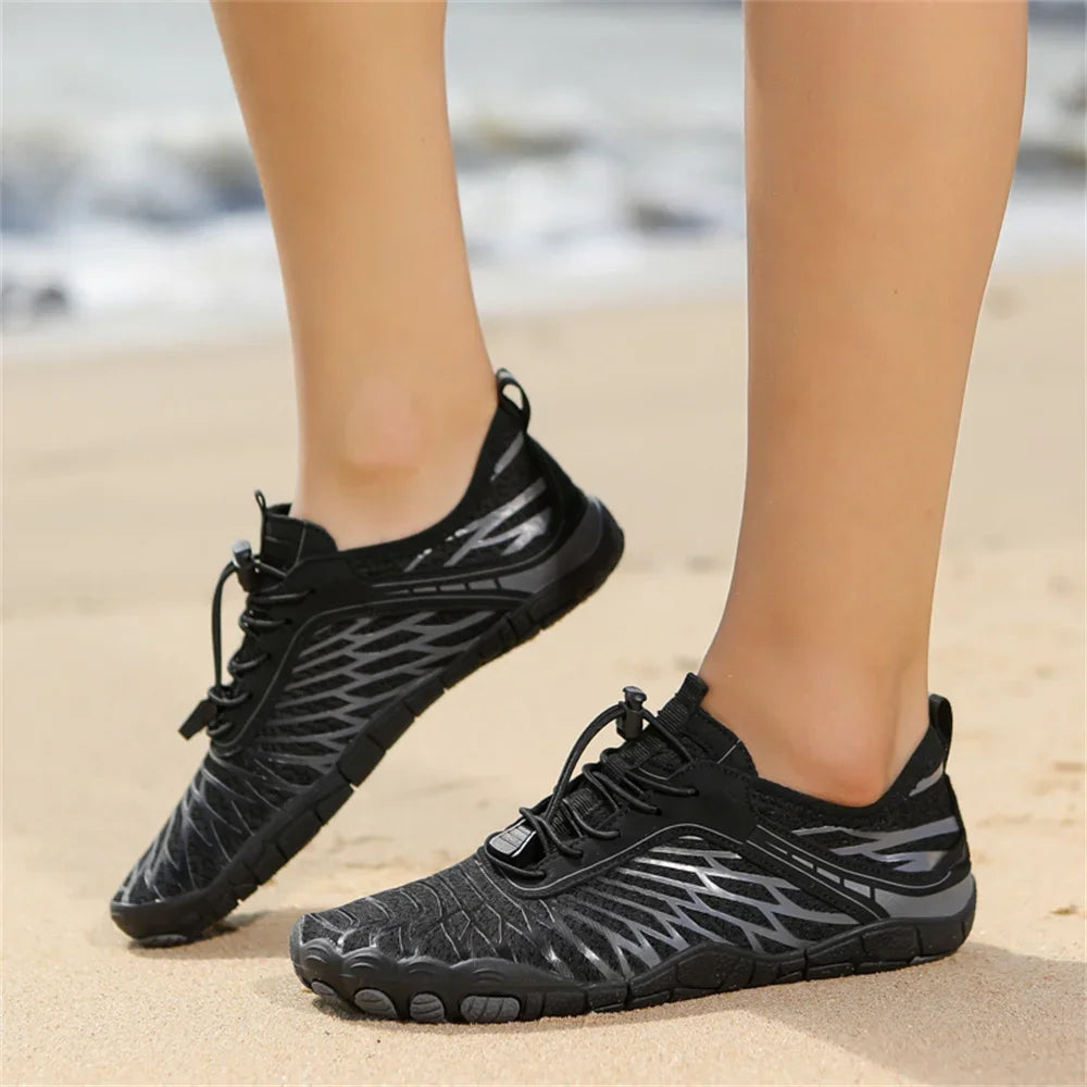 Women Men Aqua Shoes Beach Barefoot Water Sports Sneakers