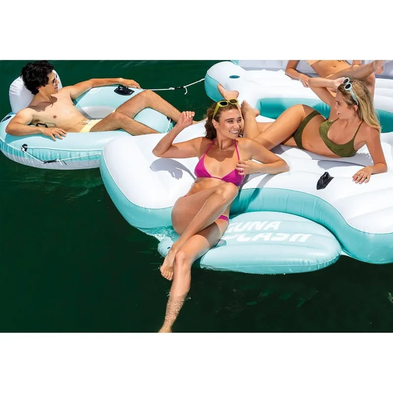 Intex Laguna Splash Island Outdoor Floating Water Raft