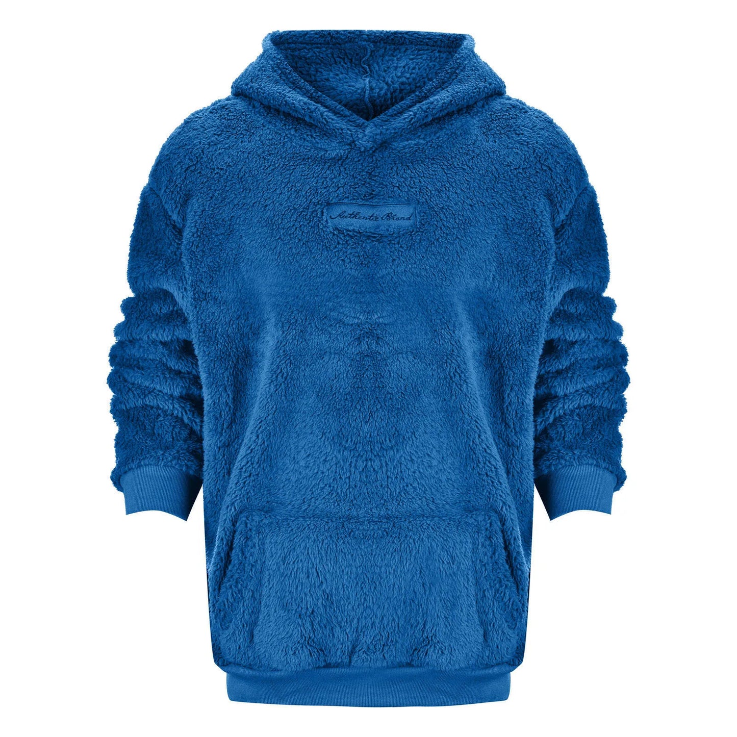 Men's Autumn Plush Hoodies Fuzzy Fleece Comfy